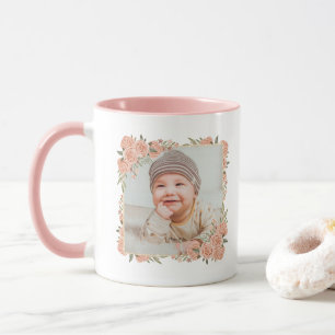 Ny mormor Mugg Baby Photo Namn Best Grandma