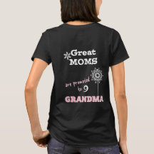 Ny mormor T-shirts Fantastisk mamma befordrad till