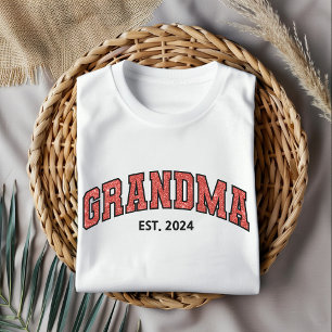 Ny mormors glittertröja, personlig gåva till mormo t shirt