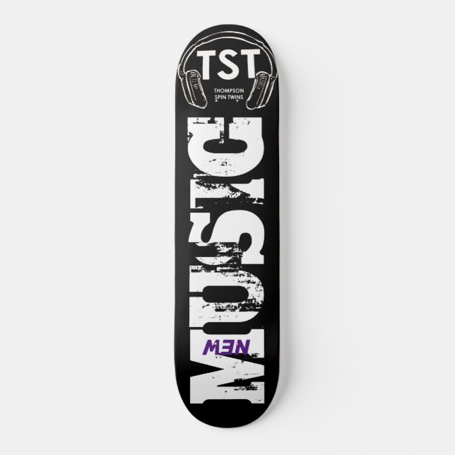 NY MUSIC-skateboard Mini Skateboard Bräda 18,5 Cm (Framsida)