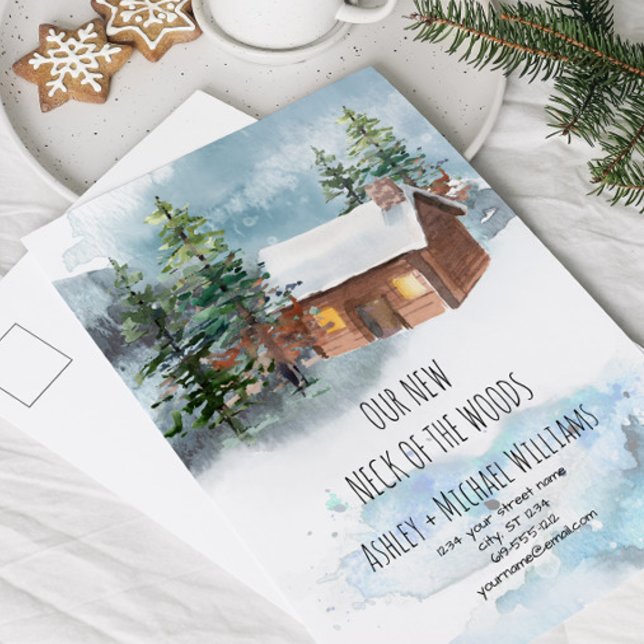 Ny Näck av Skogen Flyttar Meddelande vykort (Skapare uppladdad)