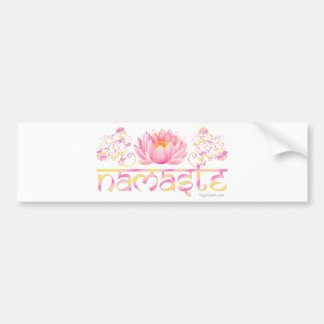 Ny Namaste lotusblomma Bildekal