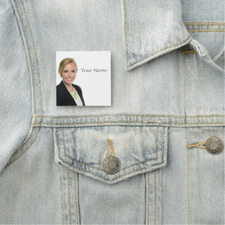 NY! Namn bricka - 2 tum x 2 tum kvadrat Namnbricka