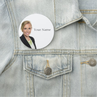 NY! Namn bricka - 3-tums runda Namnbricka