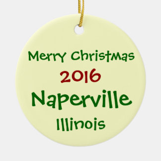 NY NAPERVILLE ILLINOIS JULPRYDNAD 2016 JULGRANSPRYDNAD KERAMIK