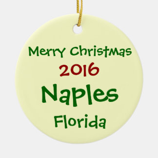 NY NAPLES FLORIDA GOD JULPRYDNAD 2016 JULGRANSPRYDNAD KERAMIK