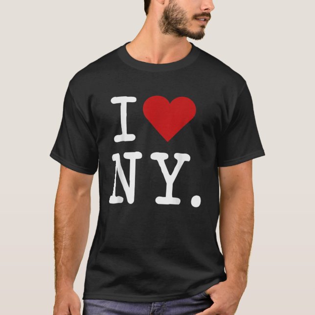 NY New York City NYC New York T Shirt (Framsida)