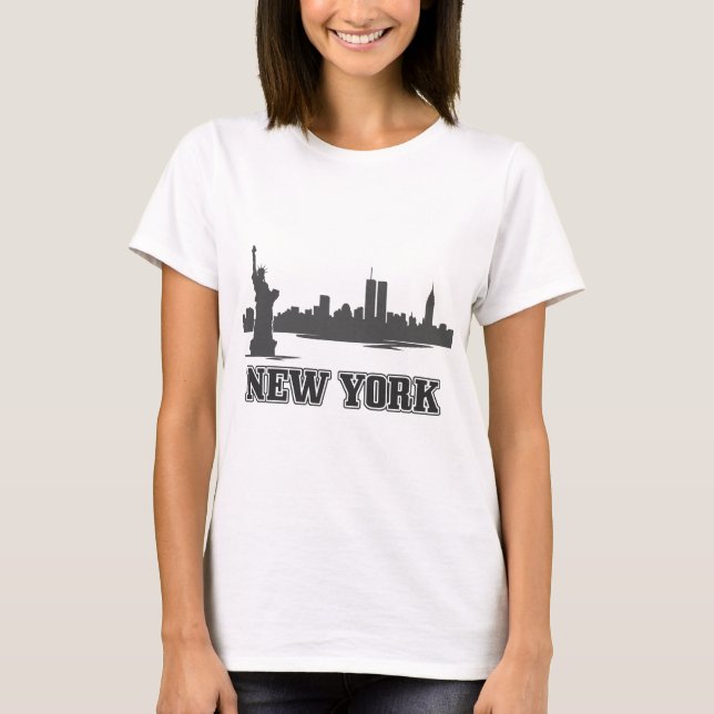 ny New York City retro vintagedesign Tröja (Framsida)