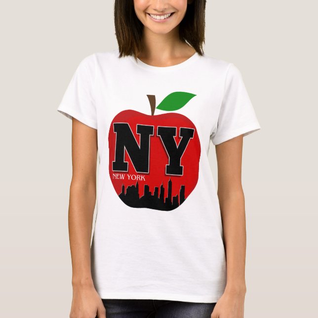 NY NEW YORK DEN STORA ÄPPLET T SHIRT (Framsida)