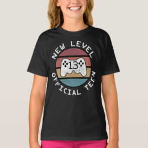 Ny nivå 13-Officiell Tonåring - Geeky Birthday T Shirt