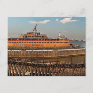 NY, NY - Staten Island Ferry Vykort