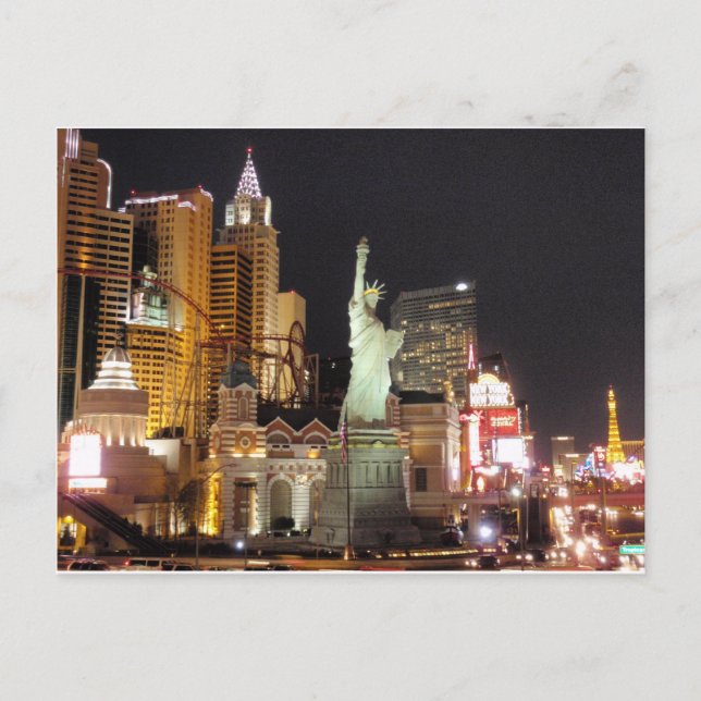 NY, NY - Vegas Vykort (Framsida)