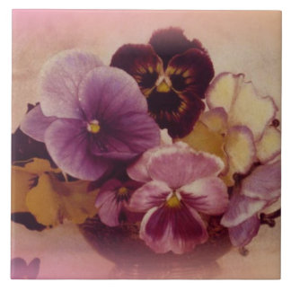 NY OBJEKTSTORA PANSEY TRIVET/TITEL KAKELPLATTA