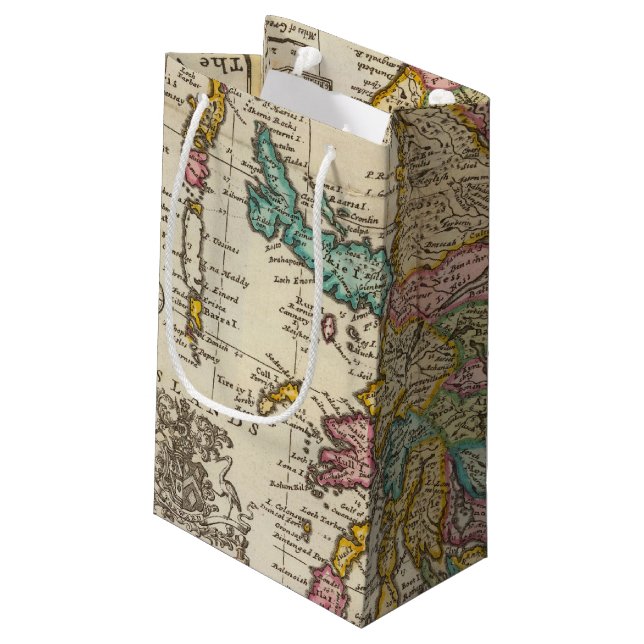 Ny och korrekt karta av Skottland och islesna (Baksidan Vinklad)