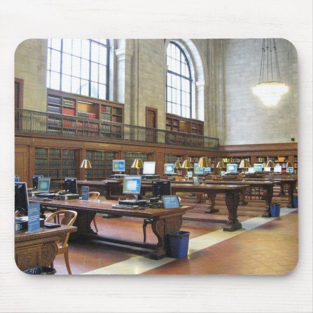 NY-offentligt bibliotek Mousepad Musmatta (Framsidan)