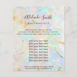 ny opalsten FAUX-holograf Flyer