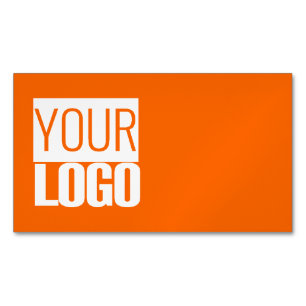 Ny orange - lägg till logotypen magnetiska visitkort