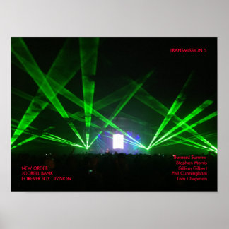 NY ORDNING - FRU JOY DIVISION - Jodrell Bank Poster