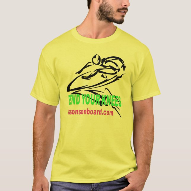 Ny original- logotyp "för kurser ombord" t-shirt (Framsida)