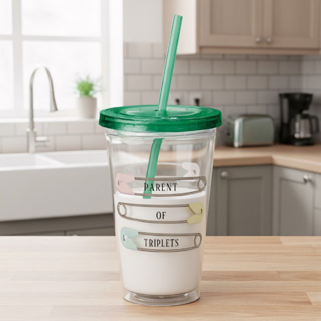 Ny överordnad trepartstumlare i Baby, blöjbländare Take Away Mugg (You can change the text to your name and your babies)