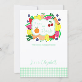 Ny på Marknaden Bröllopsdusch Tack Kort