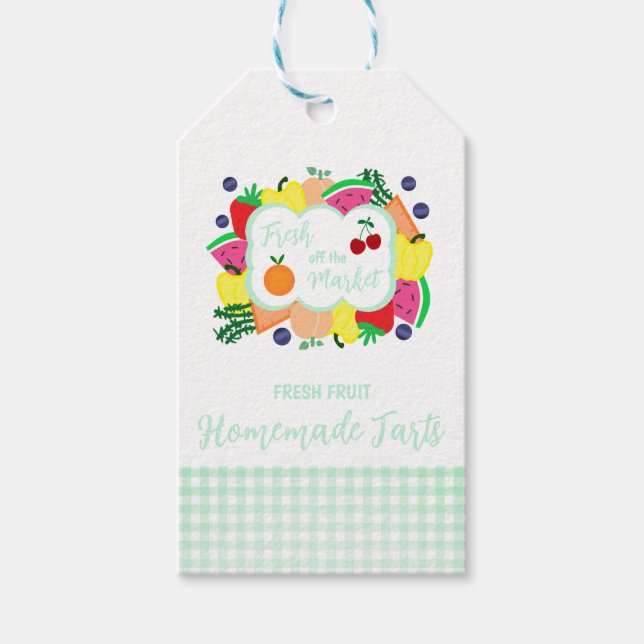 Ny på marknaden - Bröllopsfest hemmagjorda tårta Presentetikett (Framsidan)