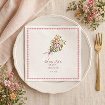 Ny på marknaden rosa gingham välkomstskylt