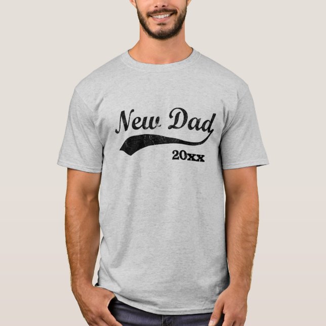 Ny pappa 2010 Sporty T-Shirt (Framsida)