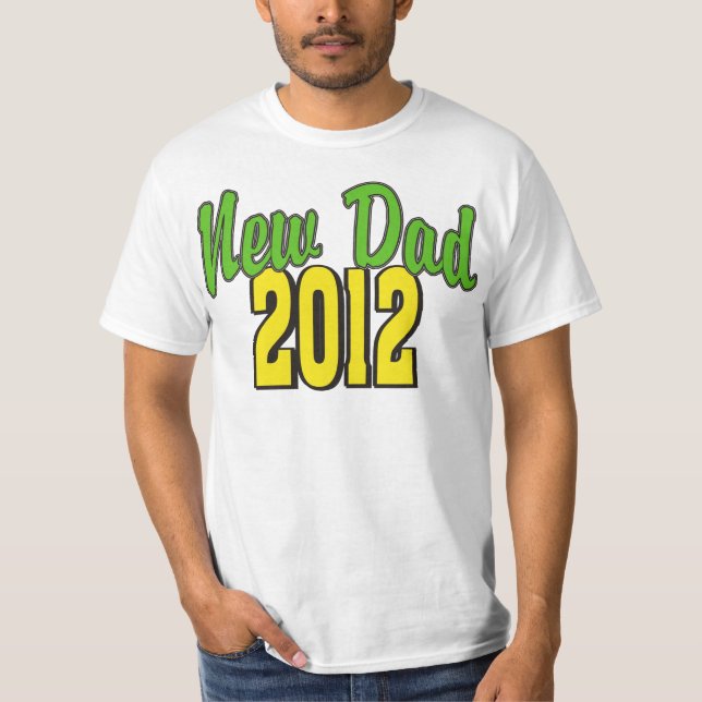 Ny pappa 2012 t-shirt (Framsida)