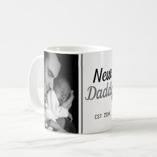Ny pappa 2 Fotokollage Kaffemugg