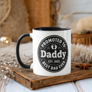 Ny pappa befordrad till pappa Far Gift Simple Mugg