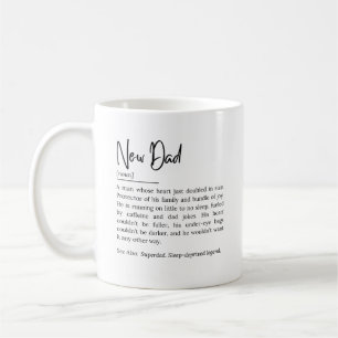 Ny Pappa Definition – Roligt och Rörande Citat Kaffemugg