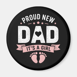 Ny Pappa Det är en flicka Magnet