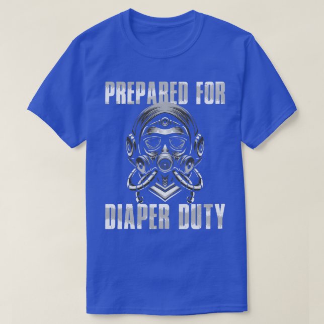 Ny pappa förberedd för blöjtullsfunktion från Papp T Shirt (Design framsida)