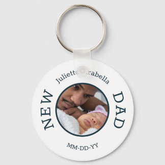 Ny Pappa Första Gången Pappa Anpassad Foto Personl Nyckelring