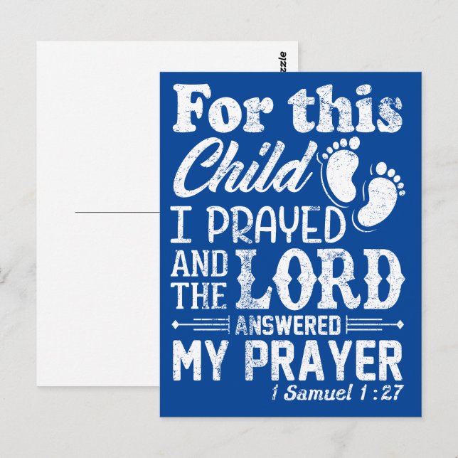 Ny pappa mamma att bli vykort (Fram/baksida)