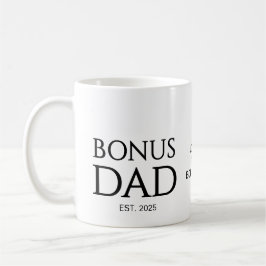 Ny Pappa-present Anpassad text BONUS Pappa Etabler Kaffemugg