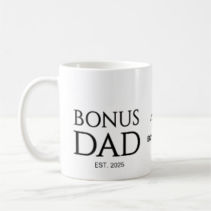 Ny Pappa-present Anpassad text BONUS Pappa Etabler Kaffemugg