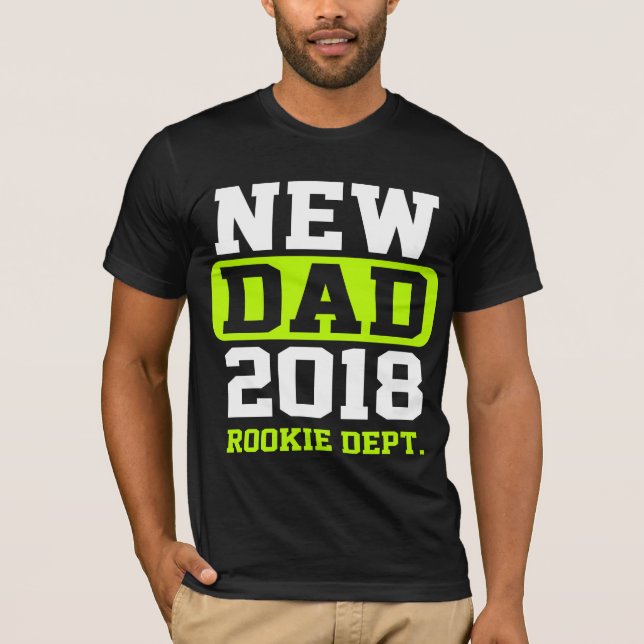 Ny pappaRookieDept. 2018 Tee Shirt (Framsida)