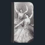 Ny Pas de Quatre, vid Mdlles Samsung S4 Plånboksfodral<br><div class="desc">Engelsk skolas Ny Pas de Quatre, vid Mdlles. Taglioni, C. Grisi, L. Grahn och Cerito, på henne majestät Theatre, från den illustrerade London nyheterna, 19th Juli 1845 som lokaliseras på en privat samling. Nyn Pas de Quatre, vid Mdlles. Taglioni, C. Grisi, L. Grahn och Cerito, på henne majestät Theatre, från...</div>