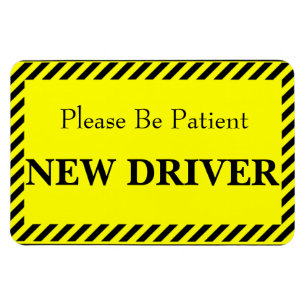 Ny patientdrivrutin (för din bil) magnet