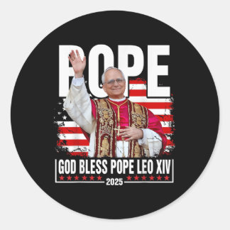 Ny påve Leo Xiv katolska gåvor Merch Souvenirs Ca Runt Klistermärke
