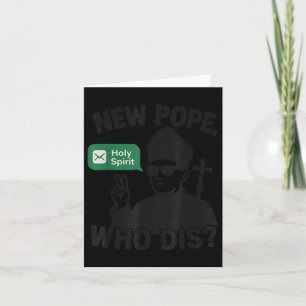 Ny påve som Dis_ Heliga Spirit Funny Pope Leo Xiv Kort