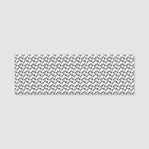 Ny personalisera TextLogo Namn bricka Namnbricka