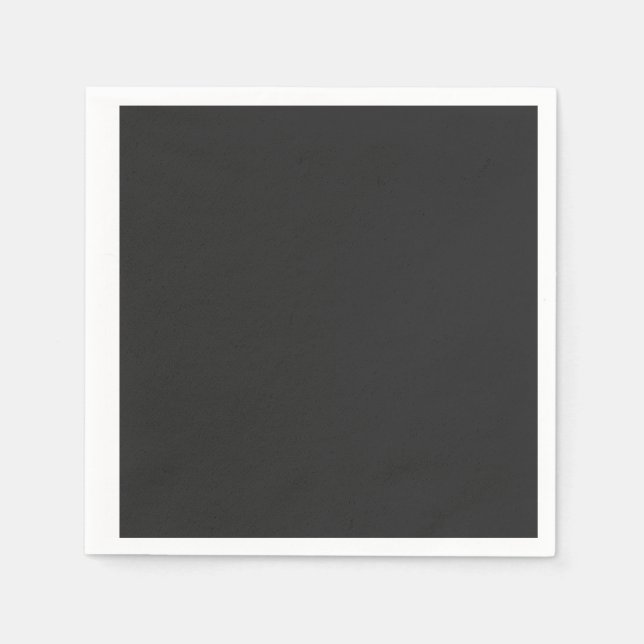 Ny Personlig ett svartvitt foto av en klocka Pappersservett (Framsidan)