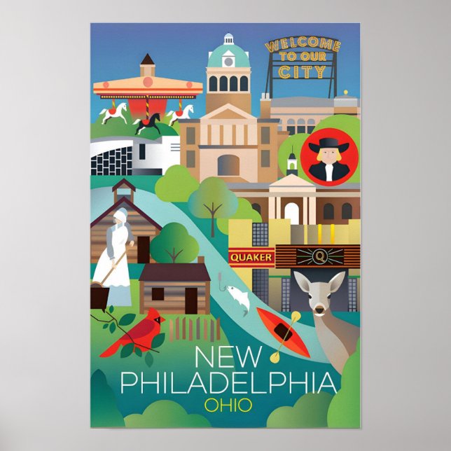 Ny Philadelphia, Ohio Tryck (Framsidan)