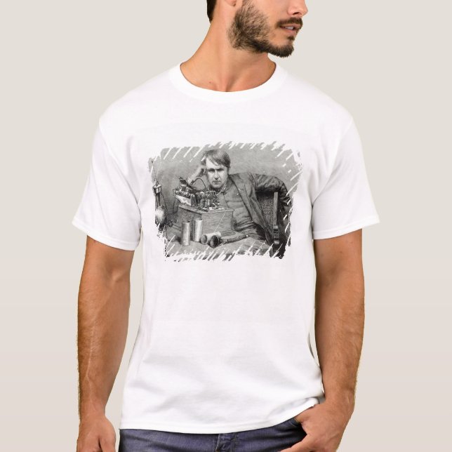 Ny Phonograph för Mr.Edison Tee (Framsida)