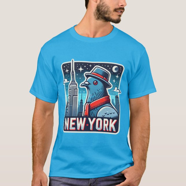 NY PIGEON 4 T SHIRT (Framsida)