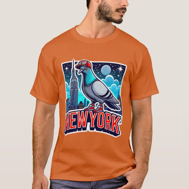 NY PIGEON 7 T SHIRT (Framsida)