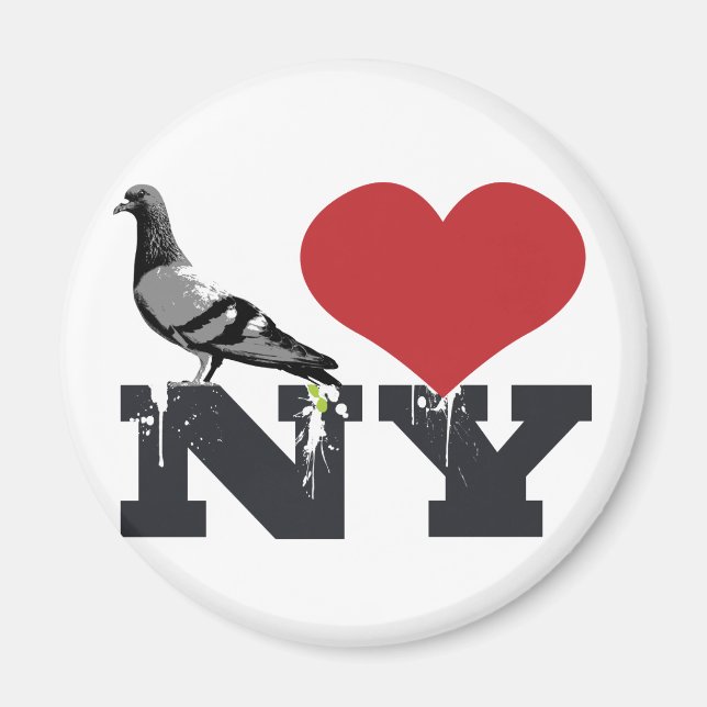 NY Pigeon Magnet (Framsidan)